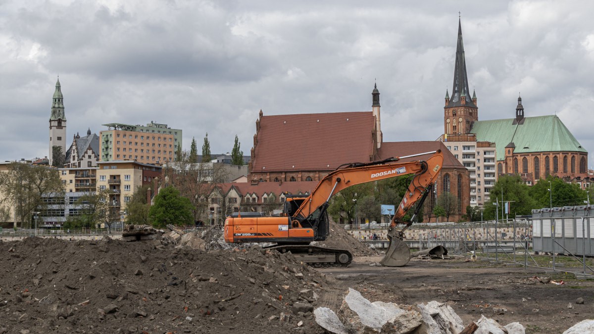 Międzyodrze - budowa nowych budynków mieszkalnych